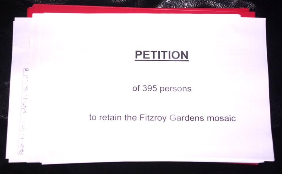 Retain Fitzroy Gardens Mosaic - Petition (image)